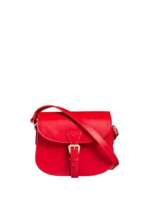 Flash Sale Ines de la Fressange Paris Red Baby Flâneur handbag