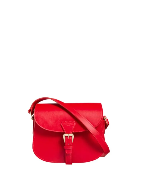 Flash Sale Ines de la Fressange Paris Red Baby Flâneur handbag