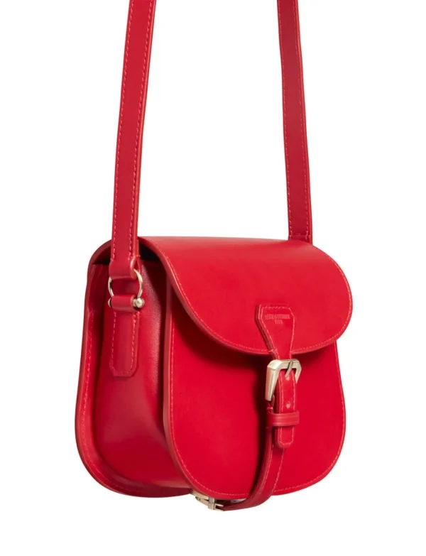 Flash Sale Ines de la Fressange Paris Red Baby Flâneur handbag