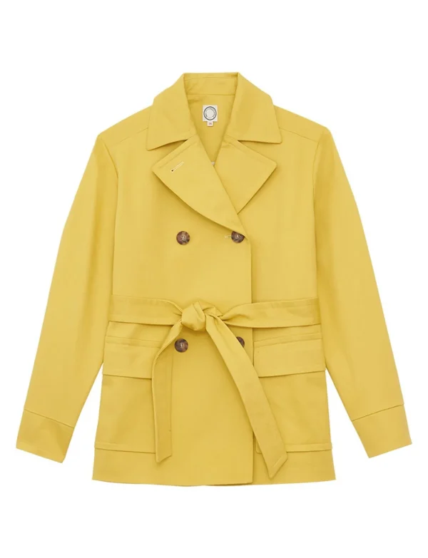 Clearance Ines de la Fressange Paris Romaric yellow coat