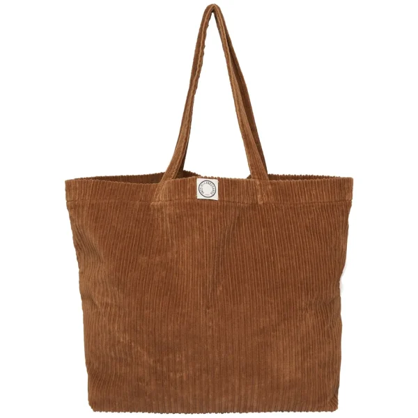 Fashion Ines de la Fressange Paris Sally upcycled brown tote bag