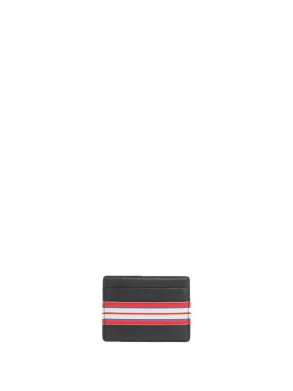 Best Ines de la Fressange Paris Simple Le Parisien black leather cardholder