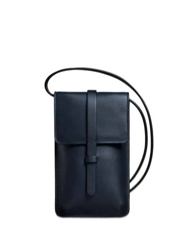 Outlet Ines de la Fressange Paris Smartphone Bag Léonore midnight blue