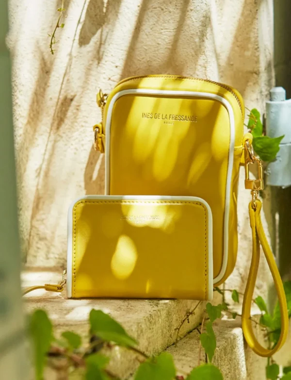 Cheap Ines de la Fressange Paris Smartphone bag Marcia yellow