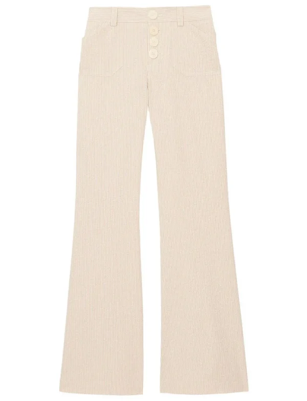 Flash Sale Ines de la Fressange Paris Striped Charlotte Pants