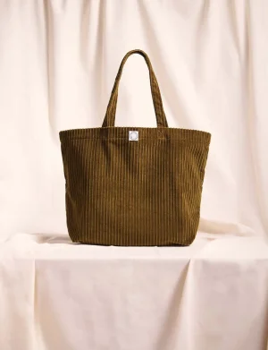 Outlet Ines de la Fressange Paris Tote bag Sally upcycled khaki