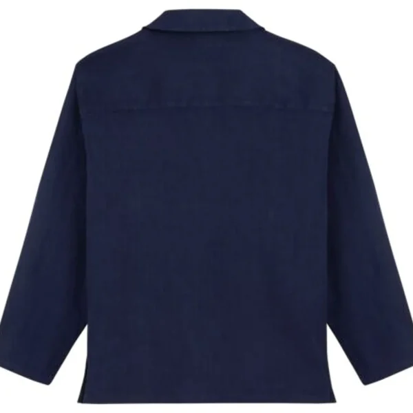 Clearance Ines de la Fressange Paris Unisex Navy linen jacket by Ines x Vilebrequin