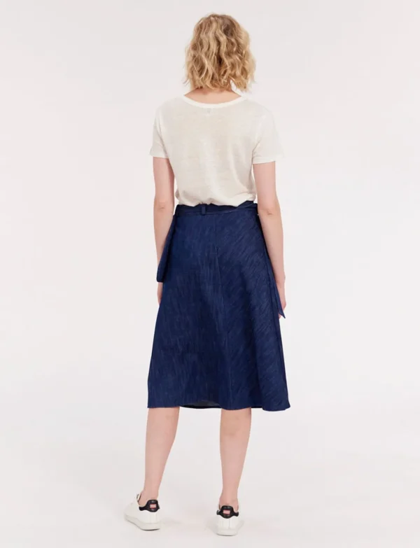 Sale Ines de la Fressange Paris Viveka jean skirt