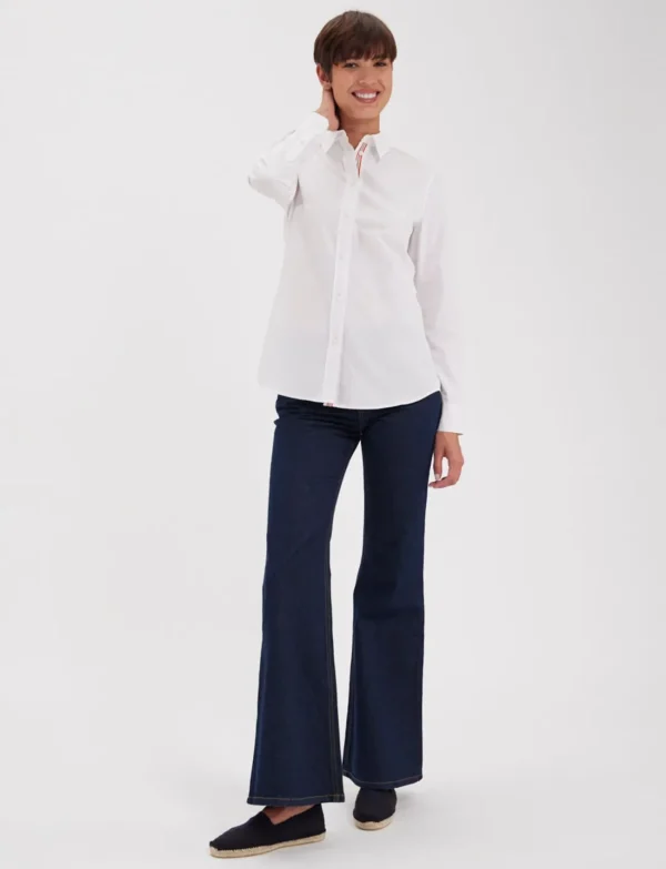 Shop Ines de la Fressange Paris White Martin shirt