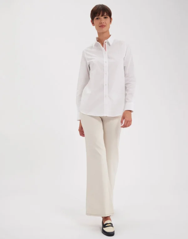 Best Sale Ines de la Fressange Paris White Martin shirt