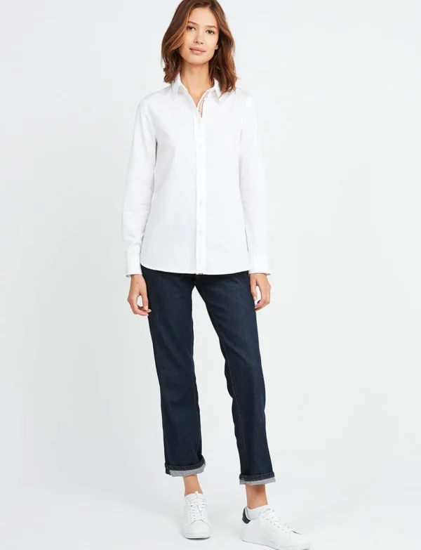 Shop Ines de la Fressange Paris White Martin shirt